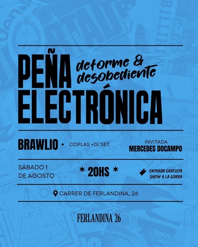 Peña Electrónica bei Ferlandina 26 – BRAW