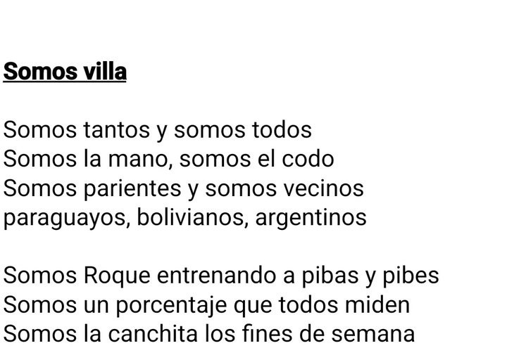 Poesia de barri – Poeta Villero